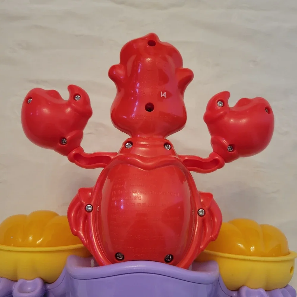 Bright Starts Disney Baby Sebastian Musical Drum Toy Little Mermaid Activity